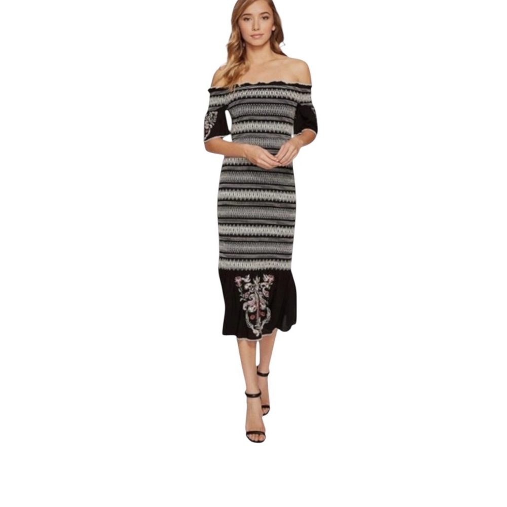 EUC RACHEL ZOE NICOLETTE MIDI DRESS SIZE S